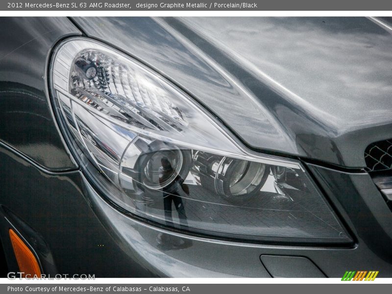 designo Graphite Metallic / Porcelain/Black 2012 Mercedes-Benz SL 63 AMG Roadster