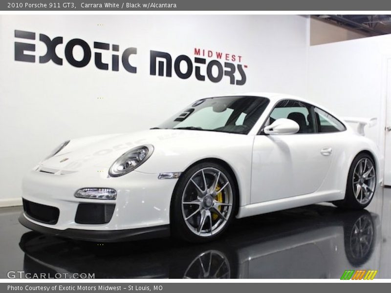 Carrara White / Black w/Alcantara 2010 Porsche 911 GT3