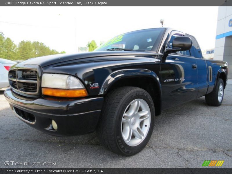 Black / Agate 2000 Dodge Dakota R/T Sport Extended Cab