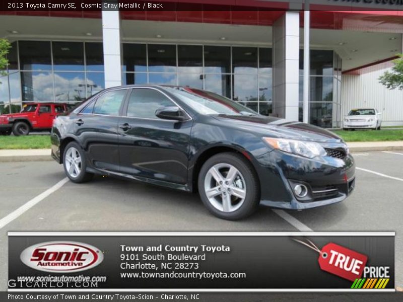 Cosmic Gray Metallic / Black 2013 Toyota Camry SE