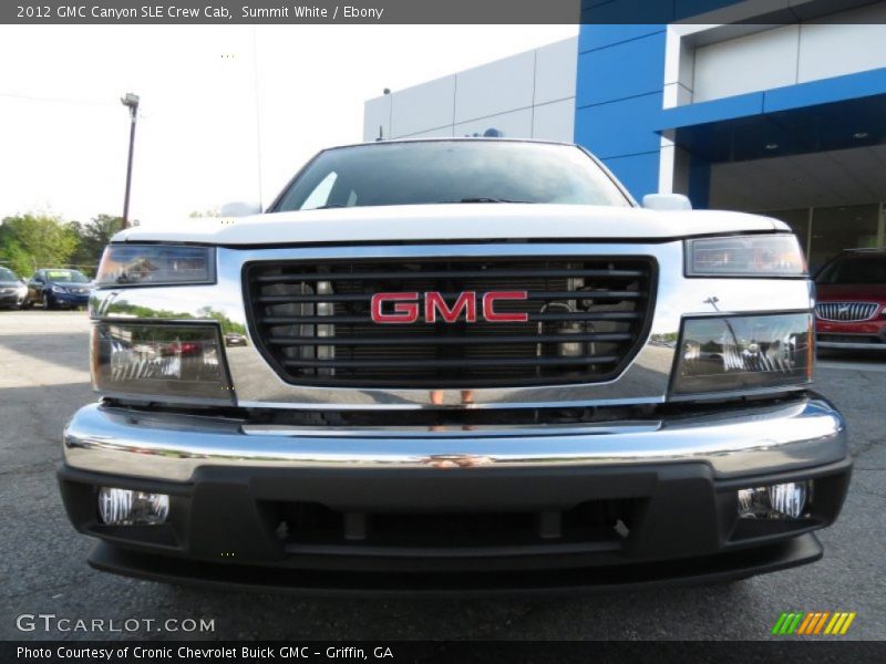 Summit White / Ebony 2012 GMC Canyon SLE Crew Cab