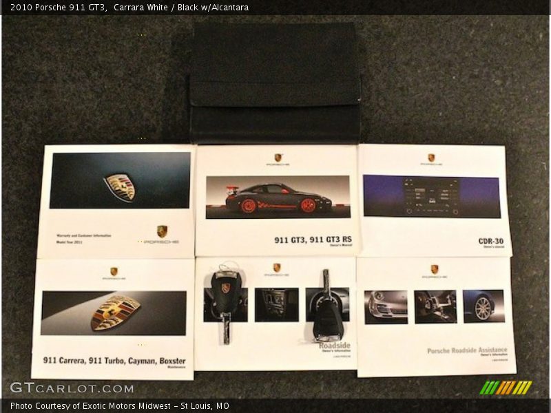 Books/Manuals of 2010 911 GT3