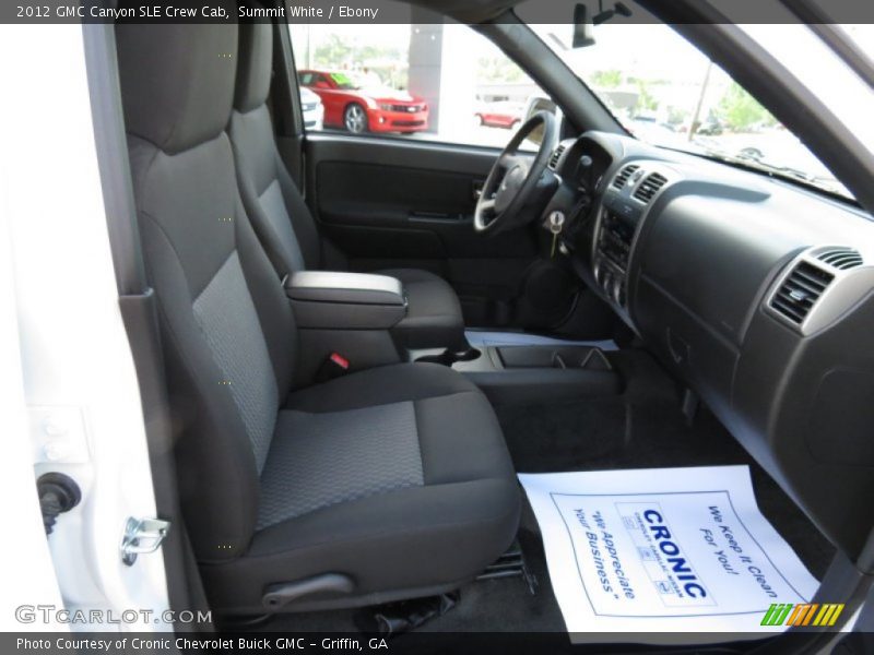 Front Seat of 2012 Canyon SLE Crew Cab