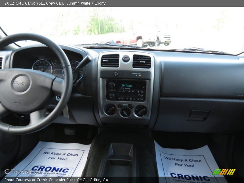 Summit White / Ebony 2012 GMC Canyon SLE Crew Cab