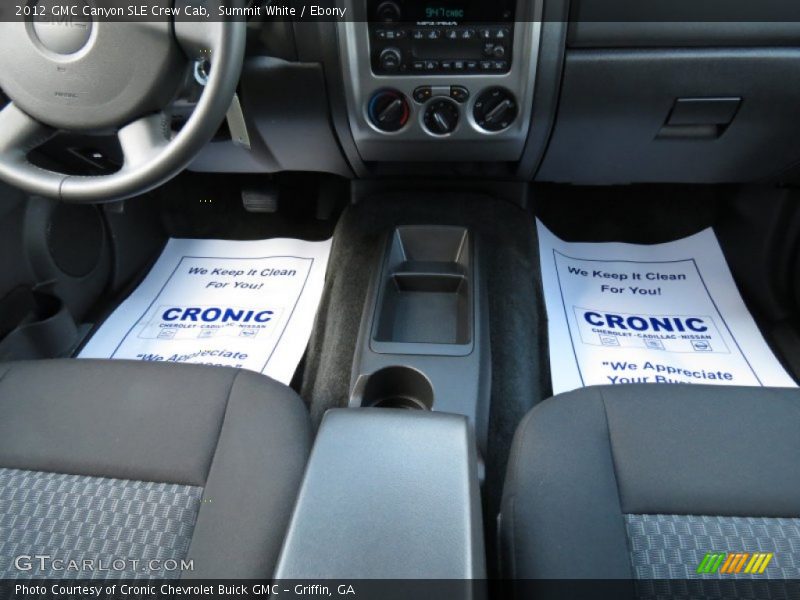 Summit White / Ebony 2012 GMC Canyon SLE Crew Cab