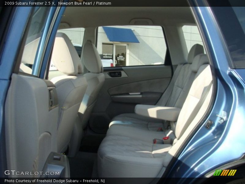 Newport Blue Pearl / Platinum 2009 Subaru Forester 2.5 X