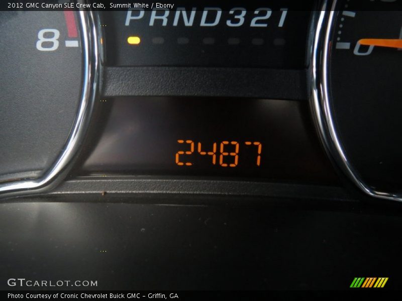 Summit White / Ebony 2012 GMC Canyon SLE Crew Cab