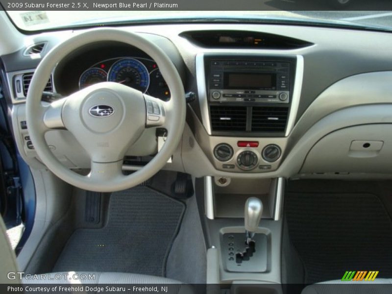 Newport Blue Pearl / Platinum 2009 Subaru Forester 2.5 X
