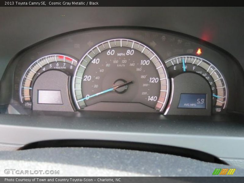 Cosmic Gray Metallic / Black 2013 Toyota Camry SE
