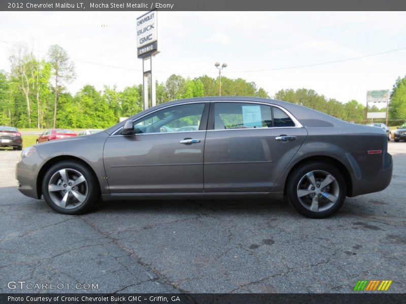 Mocha Steel Metallic / Ebony 2012 Chevrolet Malibu LT