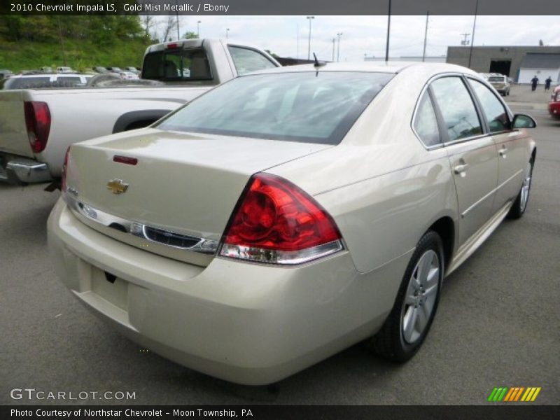 Gold Mist Metallic / Ebony 2010 Chevrolet Impala LS