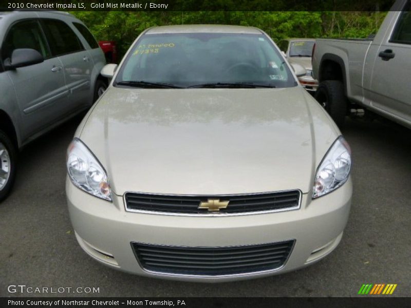 Gold Mist Metallic / Ebony 2010 Chevrolet Impala LS