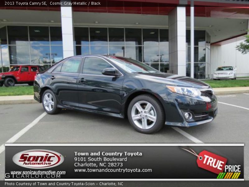 Cosmic Gray Metallic / Black 2013 Toyota Camry SE