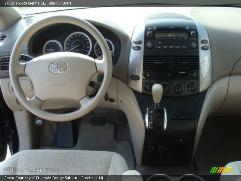 Black / Stone 2008 Toyota Sienna CE