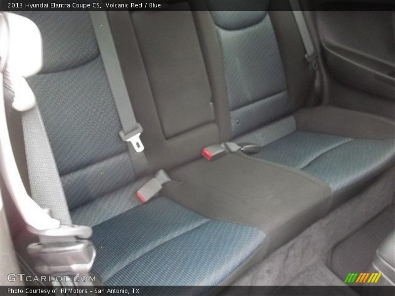 Volcanic Red / Blue 2013 Hyundai Elantra Coupe GS