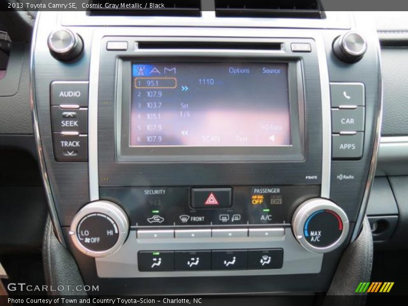 Cosmic Gray Metallic / Black 2013 Toyota Camry SE