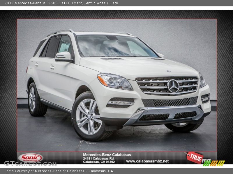 Arctic White / Black 2013 Mercedes-Benz ML 350 BlueTEC 4Matic