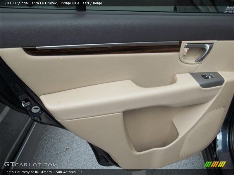 Indigo Blue Pearl / Beige 2010 Hyundai Santa Fe Limited