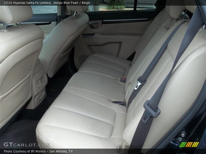 Indigo Blue Pearl / Beige 2010 Hyundai Santa Fe Limited
