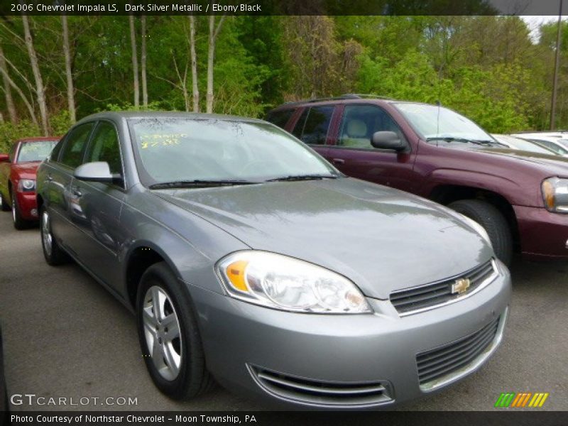 Dark Silver Metallic / Ebony Black 2006 Chevrolet Impala LS