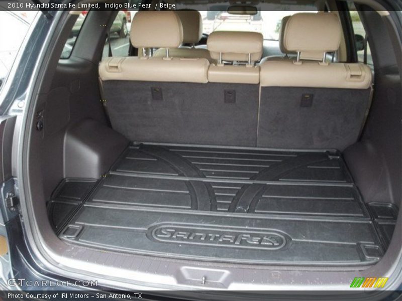 Indigo Blue Pearl / Beige 2010 Hyundai Santa Fe Limited