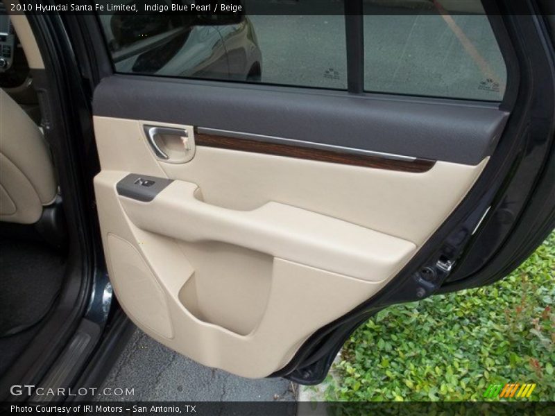 Indigo Blue Pearl / Beige 2010 Hyundai Santa Fe Limited