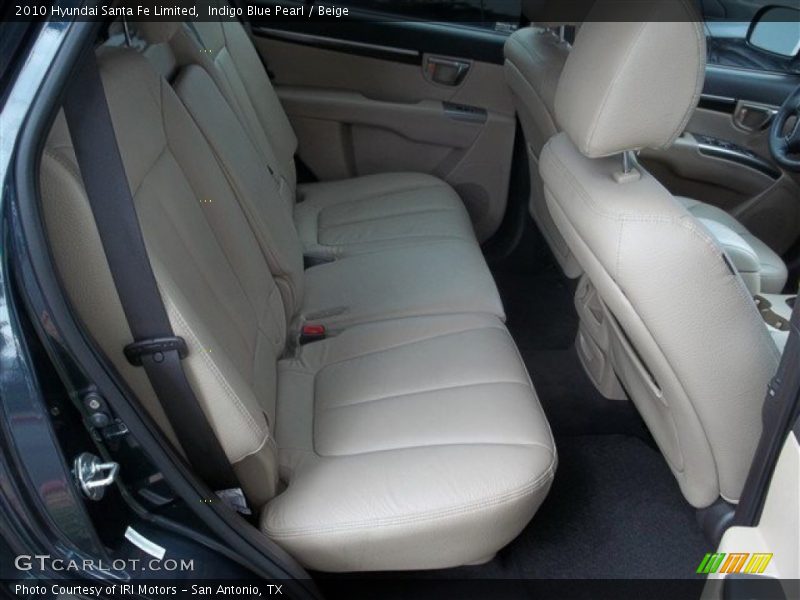 Indigo Blue Pearl / Beige 2010 Hyundai Santa Fe Limited