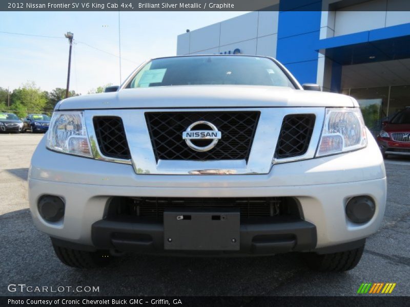 Brilliant Silver Metallic / Graphite 2012 Nissan Frontier SV V6 King Cab 4x4
