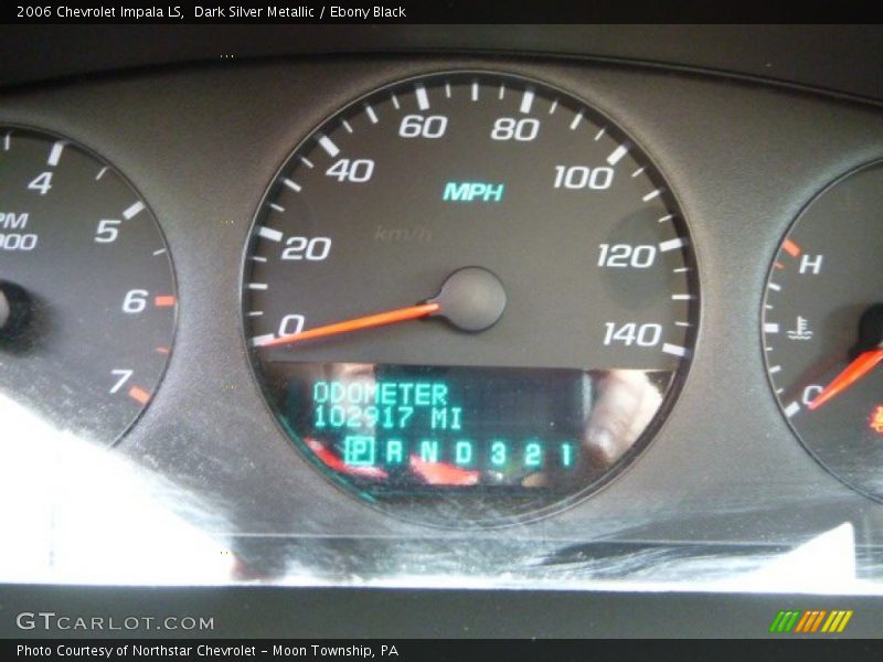 Dark Silver Metallic / Ebony Black 2006 Chevrolet Impala LS