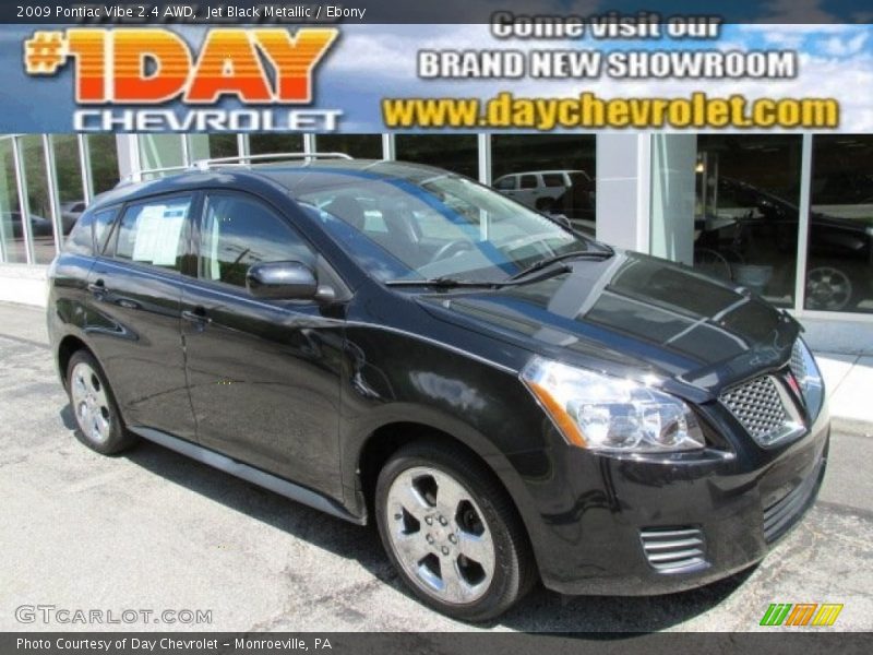 Jet Black Metallic / Ebony 2009 Pontiac Vibe 2.4 AWD