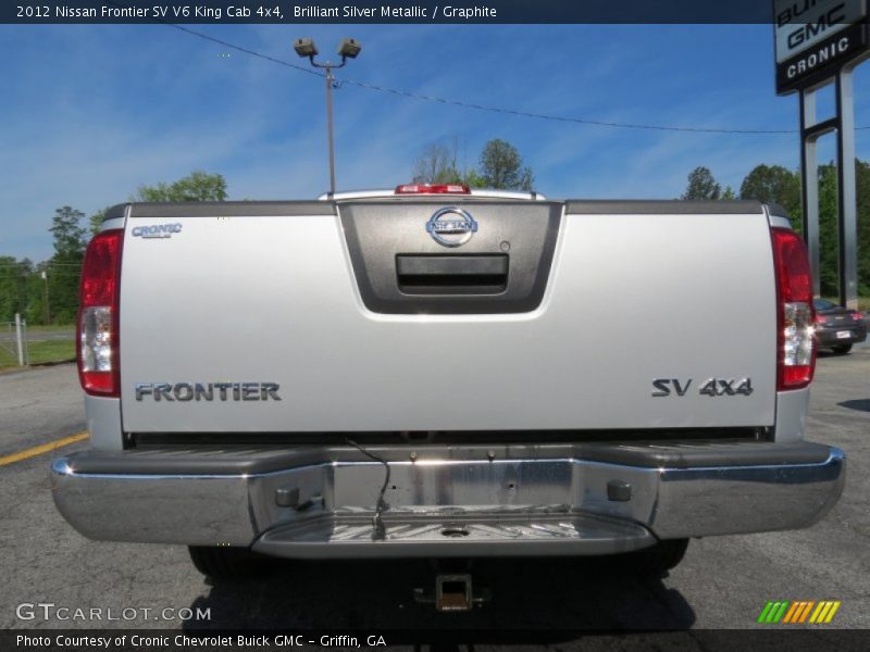 Brilliant Silver Metallic / Graphite 2012 Nissan Frontier SV V6 King Cab 4x4