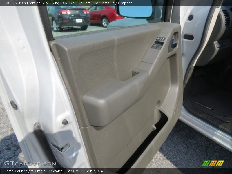Brilliant Silver Metallic / Graphite 2012 Nissan Frontier SV V6 King Cab 4x4