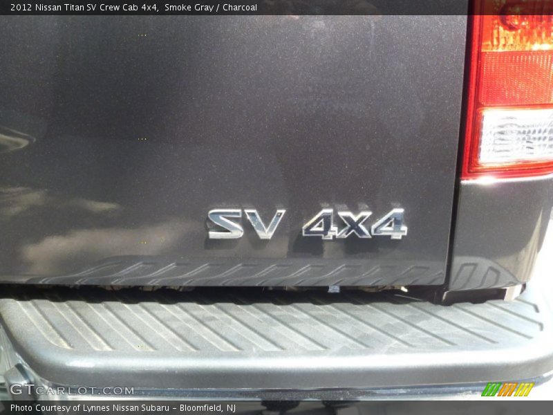 Smoke Gray / Charcoal 2012 Nissan Titan SV Crew Cab 4x4