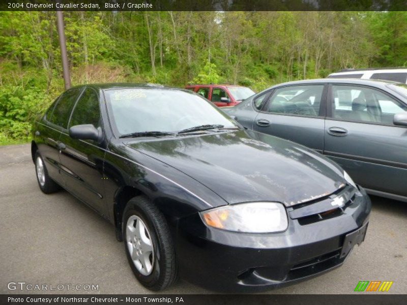 Black / Graphite 2004 Chevrolet Cavalier Sedan