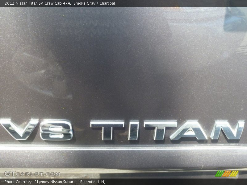 Smoke Gray / Charcoal 2012 Nissan Titan SV Crew Cab 4x4
