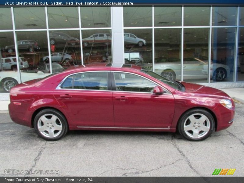 Red Jewel Tintcoat / Cocoa/Cashmere 2010 Chevrolet Malibu LT Sedan