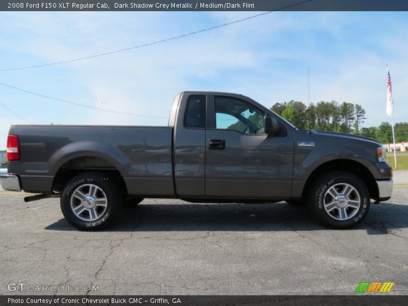 Dark Shadow Grey Metallic / Medium/Dark Flint 2008 Ford F150 XLT Regular Cab