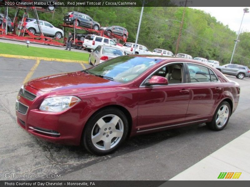 Red Jewel Tintcoat / Cocoa/Cashmere 2010 Chevrolet Malibu LT Sedan