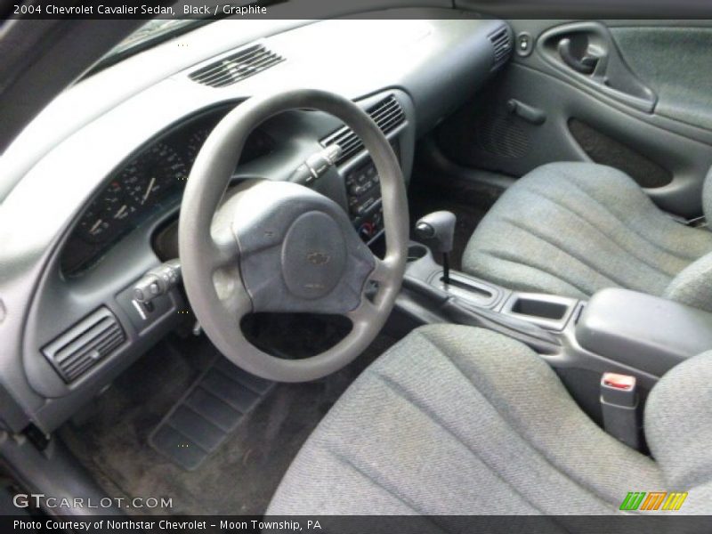 Black / Graphite 2004 Chevrolet Cavalier Sedan