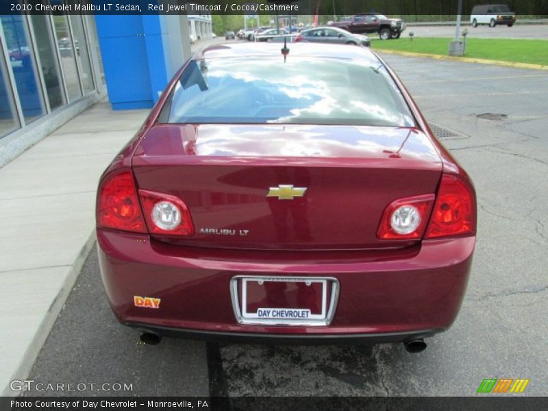 Red Jewel Tintcoat / Cocoa/Cashmere 2010 Chevrolet Malibu LT Sedan