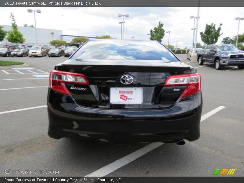 Attitude Black Metallic / Black 2013 Toyota Camry SE
