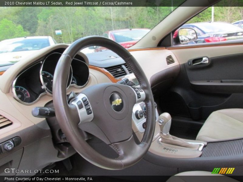 Red Jewel Tintcoat / Cocoa/Cashmere 2010 Chevrolet Malibu LT Sedan