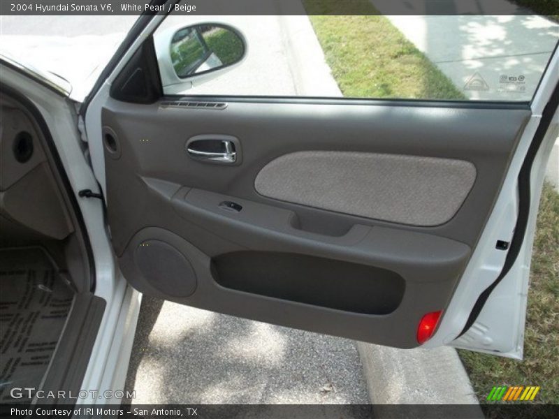 White Pearl / Beige 2004 Hyundai Sonata V6