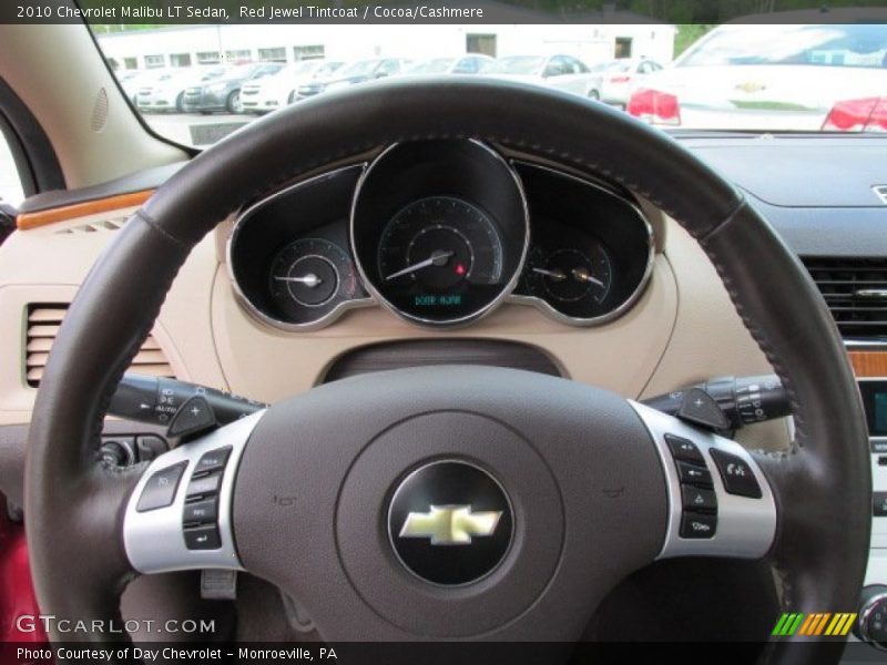 Red Jewel Tintcoat / Cocoa/Cashmere 2010 Chevrolet Malibu LT Sedan