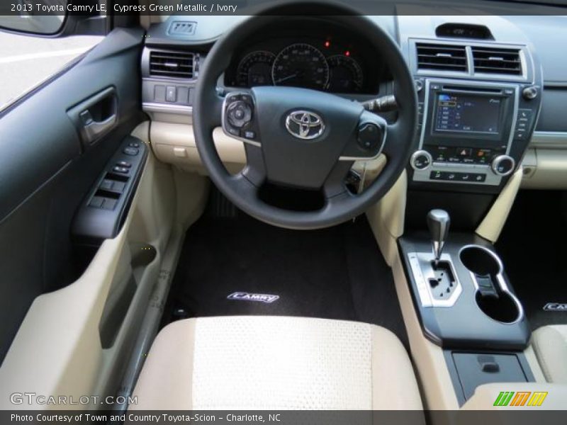 Cypress Green Metallic / Ivory 2013 Toyota Camry LE