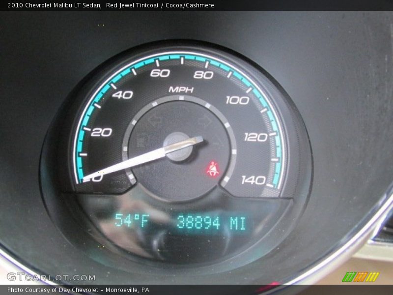 Red Jewel Tintcoat / Cocoa/Cashmere 2010 Chevrolet Malibu LT Sedan