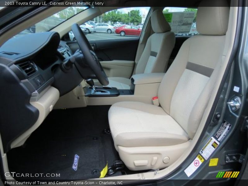 Cypress Green Metallic / Ivory 2013 Toyota Camry LE