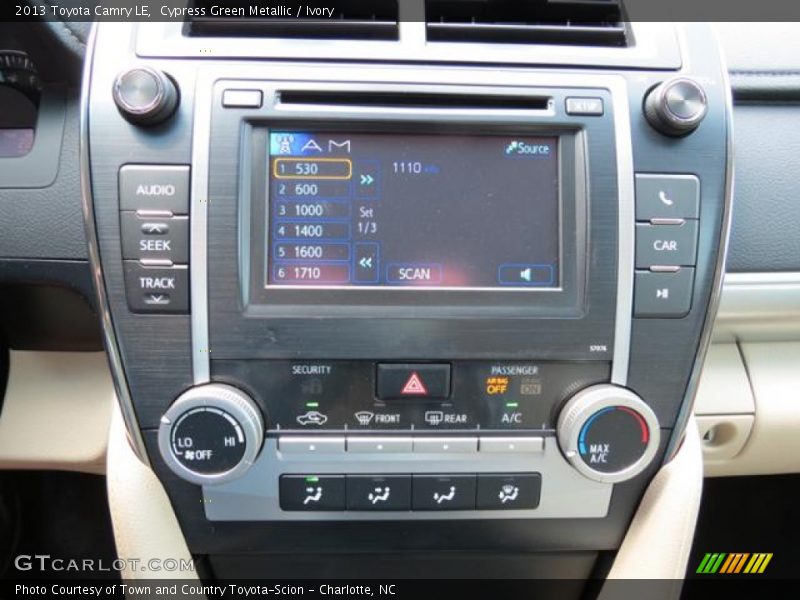 Cypress Green Metallic / Ivory 2013 Toyota Camry LE
