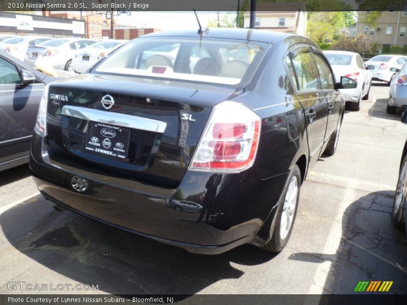 Super Black / Beige 2010 Nissan Sentra 2.0 SL