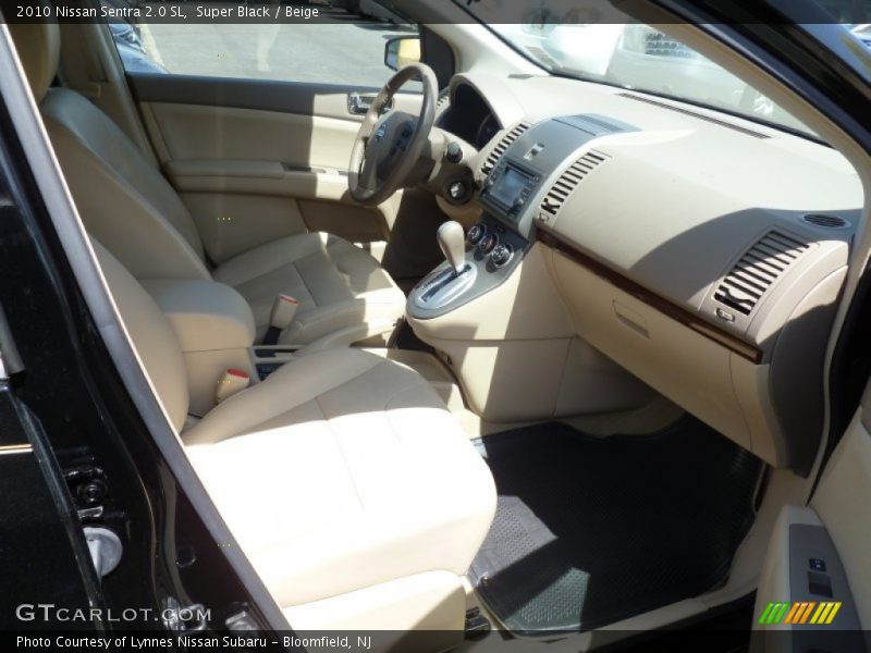 Super Black / Beige 2010 Nissan Sentra 2.0 SL